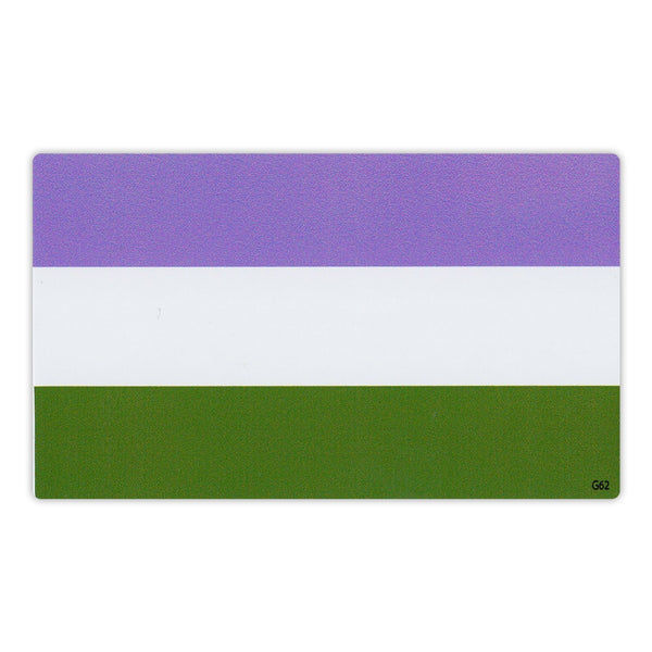 Bumper Sticker - Gender Queer Pride Flag