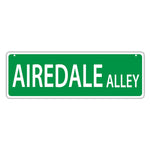 Street Sign - Airedale Alley
