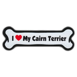 Dog Bone Magnet - I Love My Cairn Terrier