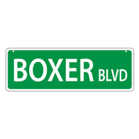 Street Sign - Boxer Blvd