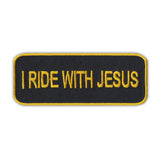 Patch - I Ride With Jesus (Yellow)