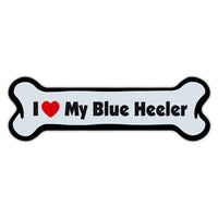 Dog Bone Magnet - I Love My Blue Heeler