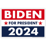 Yard Sign - Joe Biden For President 2024 (18" x 12")