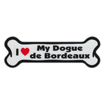 Dog Bone Magnet - I Love My Dogue de Bordeaux