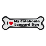 Dog Bone Magnet - I Love My Catahoula Leopard Dog