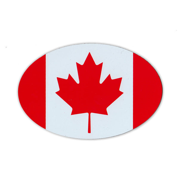 Oval Magnet - Canada Flag