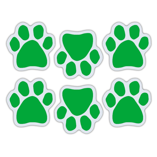 Magnet Variety Pack - Green Paw Magnets, 1.75" x 1.75" Each