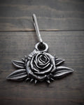 Zipper Pull - Rose Flower