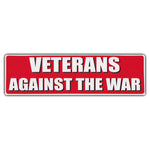 Bumper Sticker - Veterans Against The War 