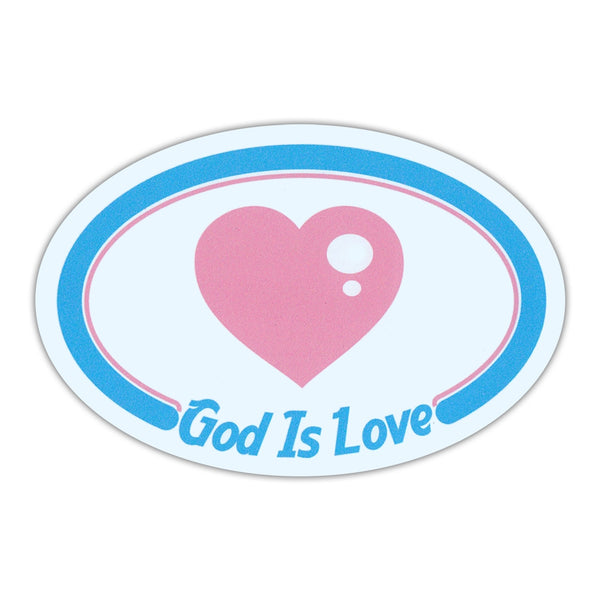 Oval Magnet - God is Love