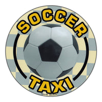 Magnet - Soccer Taxi (5.75" Round)