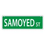 Novelty Street Sign - Samoyed Street