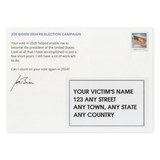 Prank Postcard (Joe Biden 2020/2024 Vote) Ready To Mail