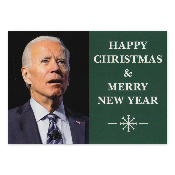 Prank Postcard (Joe Biden Funny Christmas Greeting Card)
