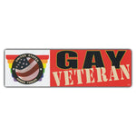 Bumper Sticker - Gay Veteran 