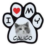 Picture Paw Magnet - I Love My Calico