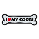 Giant Size Dog Bone Magnet - I Love My Corgi