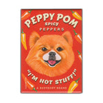 Refrigerator Magnet - Peppy Pom Spicy Peppers