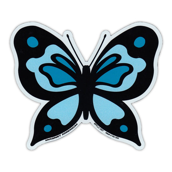 Magnet - Blue Butterfly (4.75" x 4")