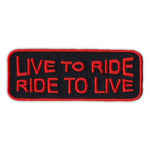 Patch - Live To Ride, Ride To Live (Orange)