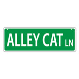 Street Sign - Alley Cat Lane
