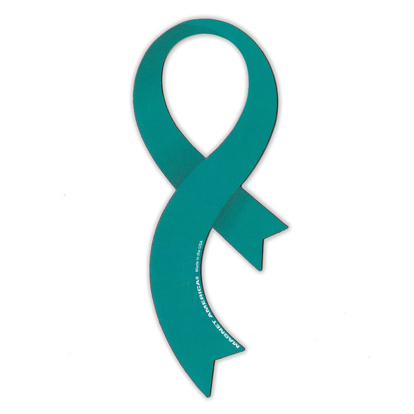 Magnet - Ovarian Cancer Support Ribbon (6.5" x 2.5")