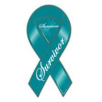 Ribbon Magnet - Ovarian Cancer Survivor