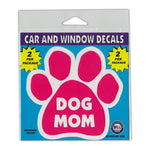 Window Decals (2-Pack) - Dog Mom (4.25" x 4")