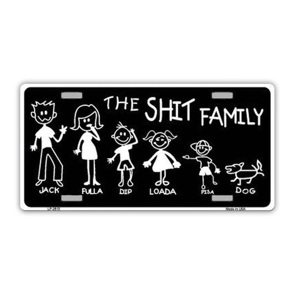 The Shit Family Plate