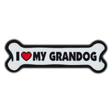 Giant Size Dog Bone Magnet - I Love My Grandog