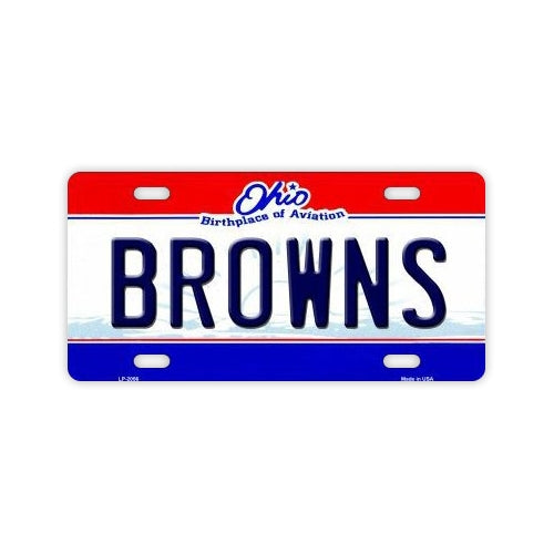 License Plate Cover - Cleveland Browns