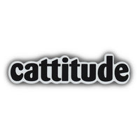 Word Magnet - Catittude (1.5" x 7")