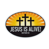 Magnet - Jesus Is Alive Matthew 28 (6" x 4")