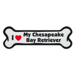 Dog Bone Magnet - I Love My Chesapeake Bay Retriever
