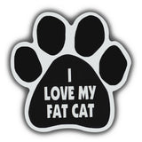 Cat Paw Magnet - I Love My Fat Cat