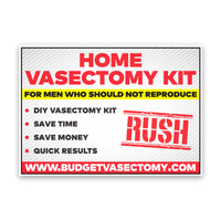 Close-Up - Home Vasectomy Kit Joke Sticker
