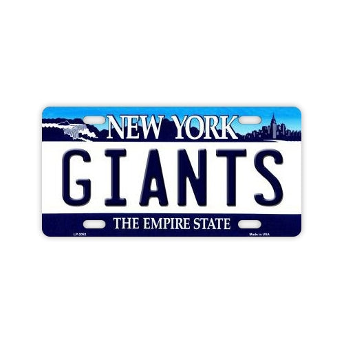 License Plate Cover - New York Giants