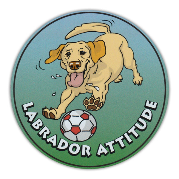 Round Magnet - Labrador Attitude