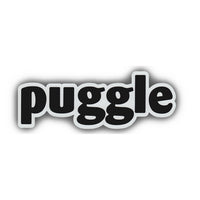 Word Magnet - Puggle (2" x 7")