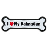 Dog Bone Magnet - I Love My Dalmatian