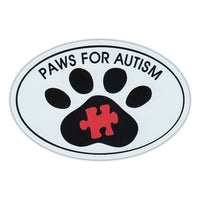 Oval Magnet - Paws For Autism