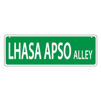 Novelty Street Sign - Lhasa Apso Alley