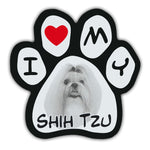 Picture Paw Magnet - I Love My Shih Tzu