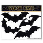 Magnet Variety Pack - Large Black Bats, 3.5" to 5" Wide (Each Bat)