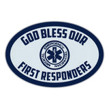 Oval Magnet - God Bless Our First Responders