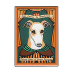 Refrigerator Magnet - Patron Saint Dog Series, Greyhound