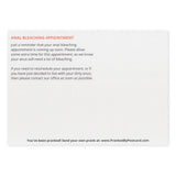 Prank Postcards (10-Pack, Anal Bleaching Appointment) - Back