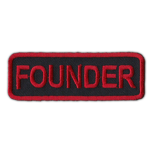 Patch - Founder - Red/Black