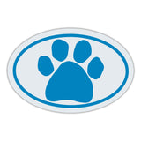 Oval Magnet - Blue Dog Paw