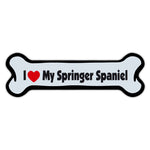 Dog Bone Magnet - I Love My Springer Spaniel
